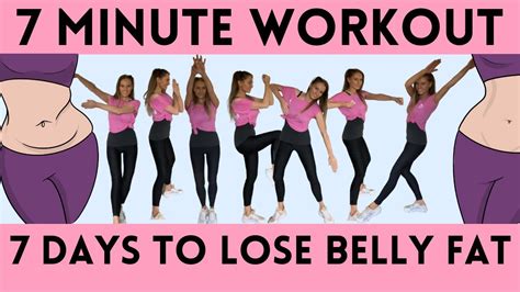 7 minute workout for belly fat|7 minute waist reduction video.